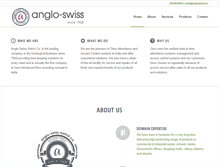 Tablet Screenshot of angloswiss.co.in