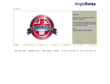 Tablet Screenshot of angloswiss.de